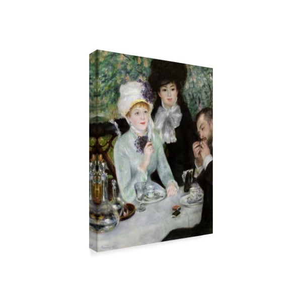 Pierre Auguste Renoir 'The End Of Luncheon' Canvas Art,24x32